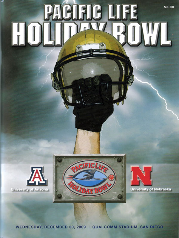 NCAA Bowl Game Program: 2009 Holiday Bowl (Nebraska Cornhuskers vs. Arizona Wildcats)