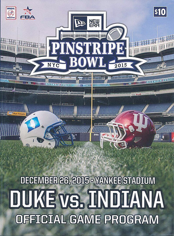 NCAA Bowl Game Program: 2015 Pinstripe Bowl