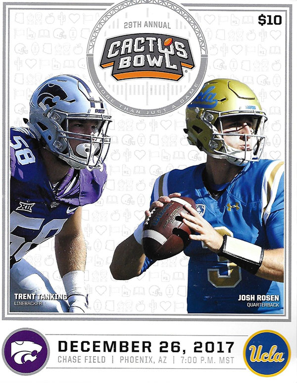 NCAA Bowl Game Program: 2017 Cactus Bowl (Kansas State Wildcats vs. UCLA Bruins)