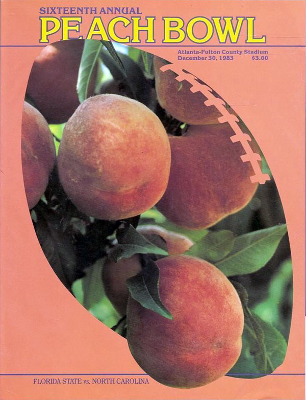 NCAA Bowl Game Program: 1983 Peach Bowl