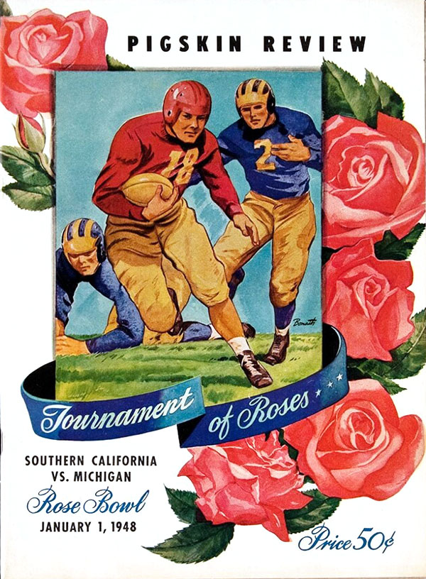 NCAA Bowl Game Program: 1948 Rose Bowl