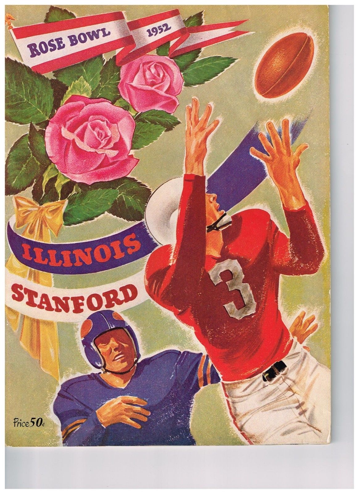 NCAA Bowl Game Program: 1952 Rose Bowl