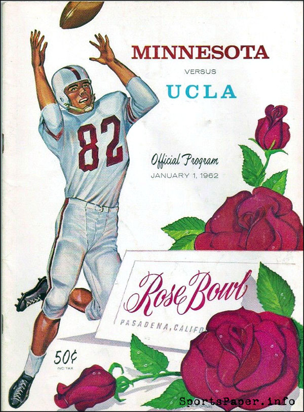 NCAA Bowl Game Program: 1962 Rose Bowl