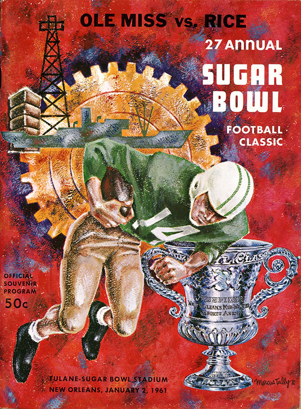NCAA Bowl Game Program: 1961 Sugar Bowl