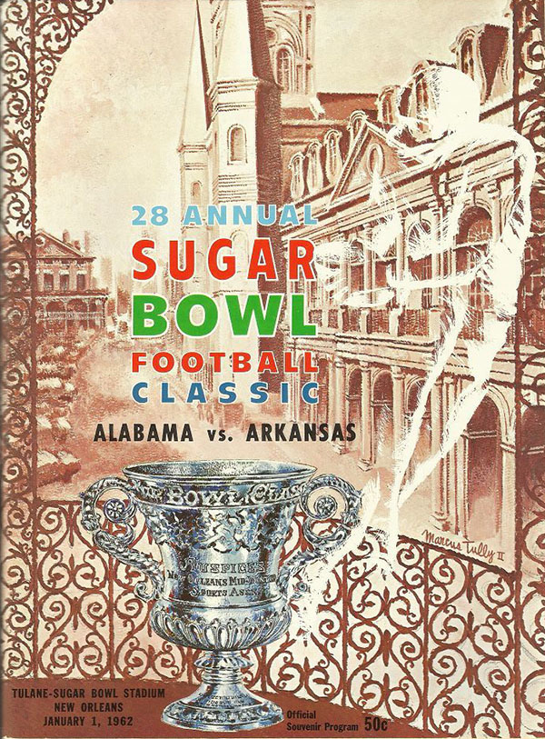 NCAA Bowl Game Program: 1962 Sugar Bowl