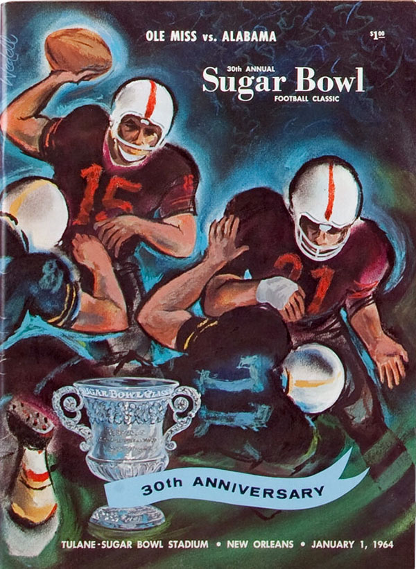 NCAA Bowl Game Program: 1964 Sugar Bowl