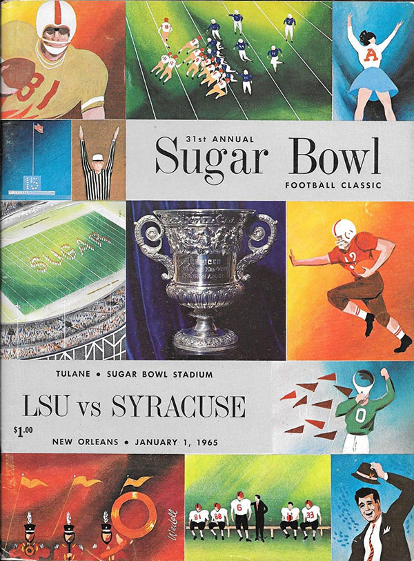 NCAA Bowl Game Program: 1965 Sugar Bowl