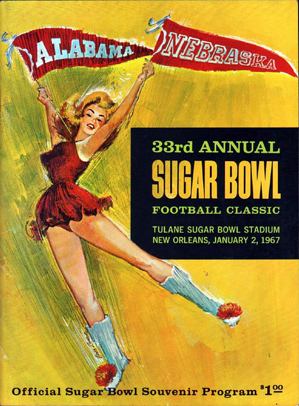 NCAA Bowl Game Program: 1967 Sugar Bowl