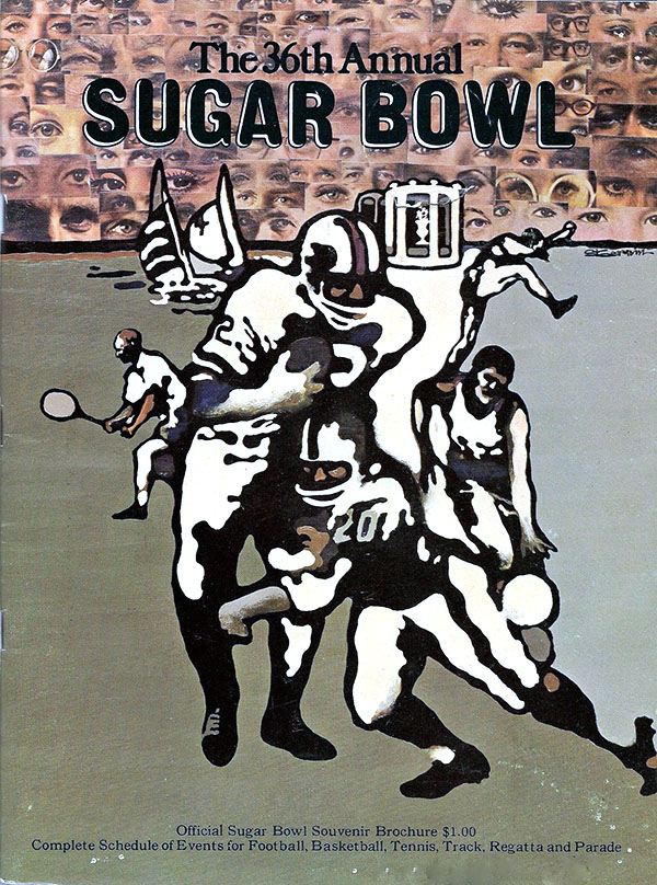 NCAA Bowl Game Program: 1970 Sugar Bowl