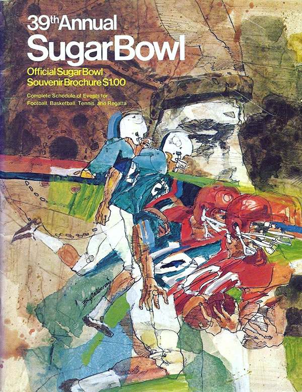 NCAA Bowl Game Program: 1972 Sugar Bowl