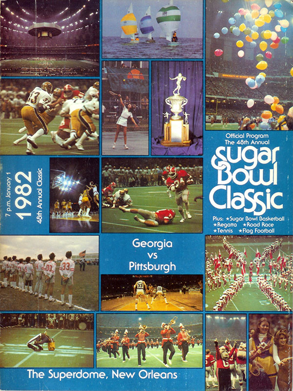 NCAA Bowl Game Program: 1982 Sugar Bowl