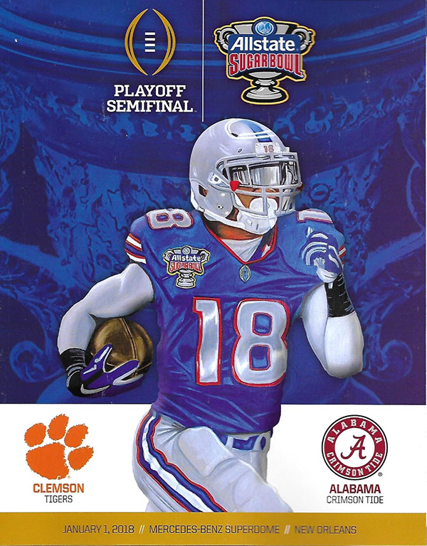 NCAA Bowl Game Program: 2018 Sugar Bowl