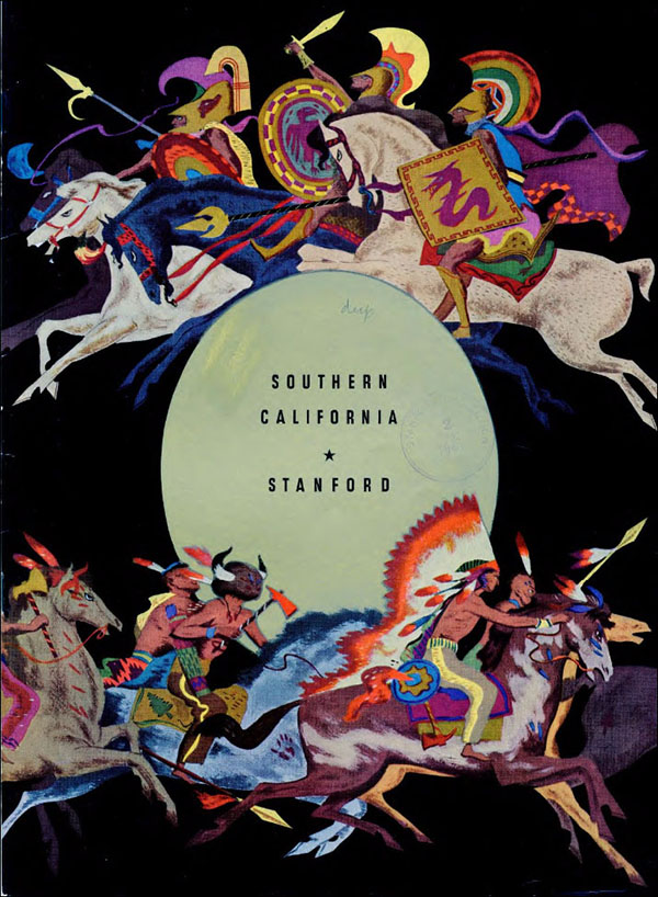 College Football Program: Stanford Indians vs. USC Trojans (October 26, 1940)