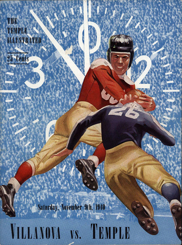 College Football Program: Temple Owls vs. Villanova Wildcats (November 9, 1940)