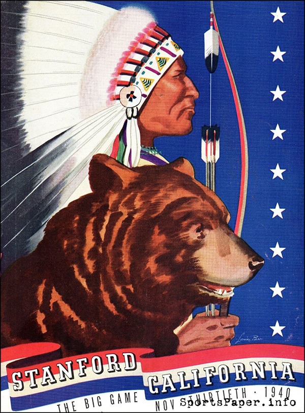 College Football Program: California Golden Bears vs. Stanford Indians (November 30, 1940)