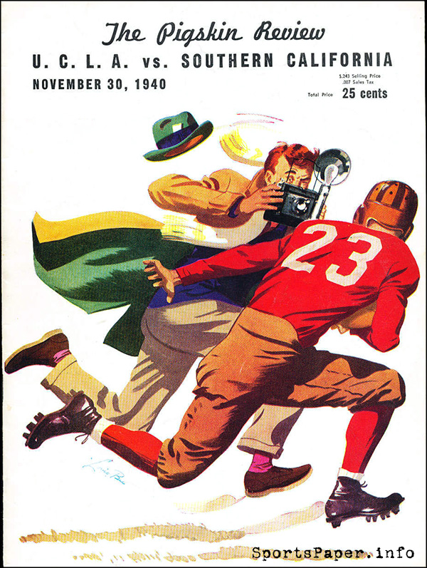 College Football Program: USC Trojans vs. UCLA Bruins (November 30, 1940)