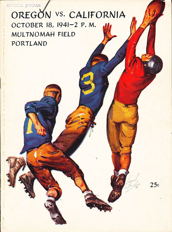 College Football Program Oregon Ducks vs. California Golden Bears