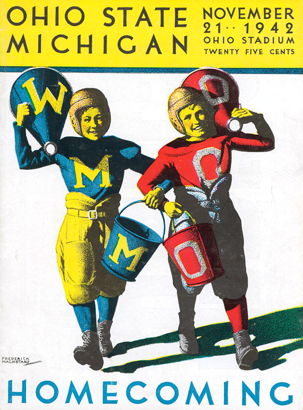 College Football Program: Ohio State Buckeyes vs. Michigan Wolverines (November 21, 1942)