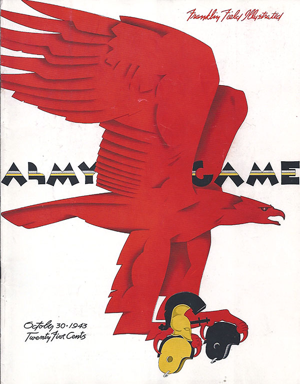 College Football Program: Penn Quakers vs. Army Cadets (October 30, 1943)