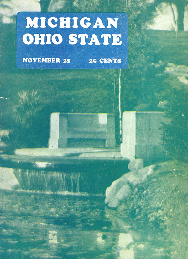 College Football Program: Ohio State Buckeyes vs. Michigan Wolverines (November 25, 1944)