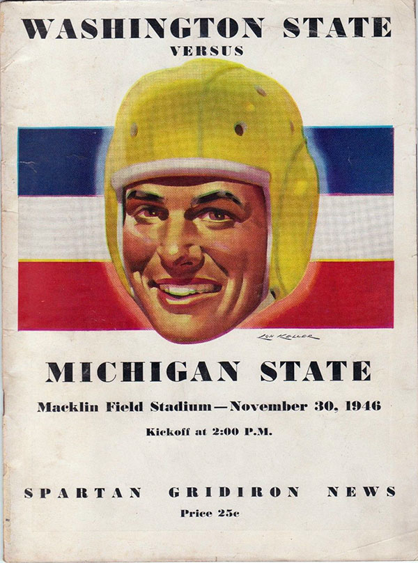 College Football Program: Michigan State Spartans vs. Washington State Cougars (November 30, 1946)