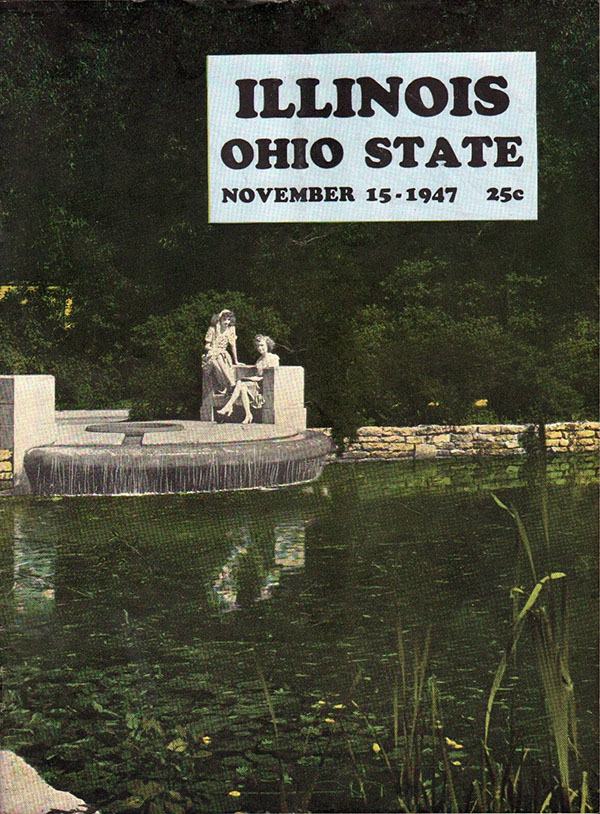 College Football Program: Ohio State Buckeyes vs. Illinois Fighting Illini (November 15, 1947)