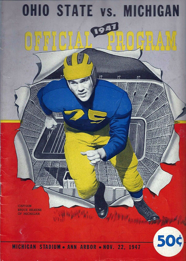 College Football Program: Michigan Wolverines vs. Ohio State Buckeyes (November 22, 1947)