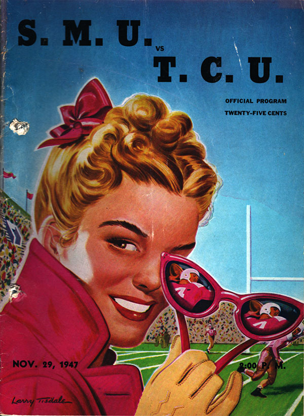 College Football Program: TCU Horned Frogs vs. SMU Mustangs (November 29, 1947)