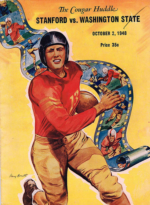 College Football Program: Washington State Cougars vs. Stanford Indians (October 2, 1948)