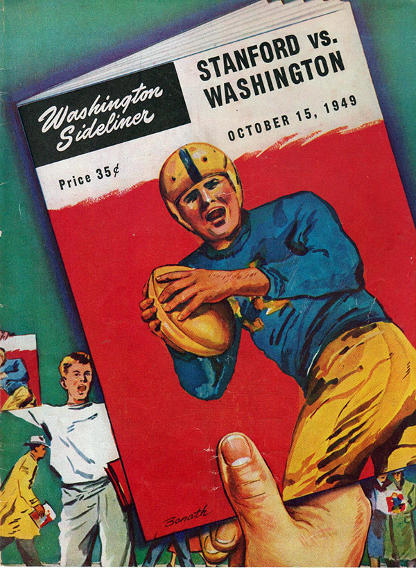 College Football Program: Washington Huskies vs. Stanford Indians (October 15, 1949)