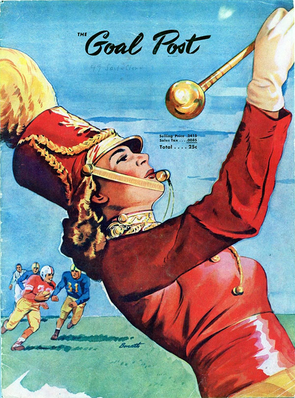 College Football Program: UCLA Bruins vs. Santa Clara Broncos (October 15, 1949)