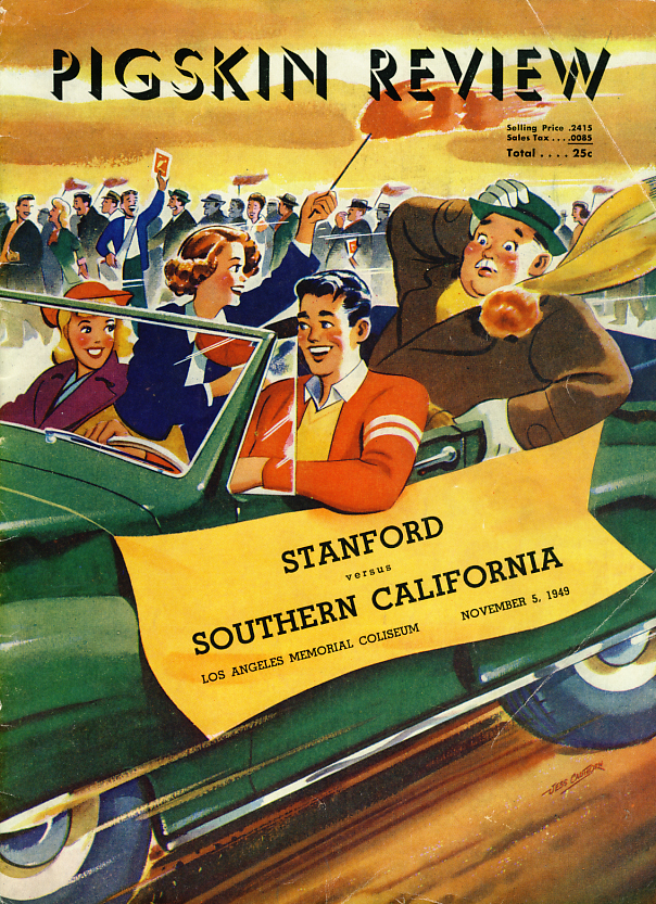 College Football Program: USC Trojans vs. Stanford Indians (November 5, 1949)