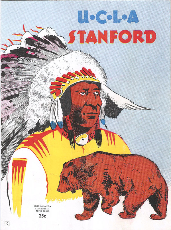 College Football Program: Stanford Indians vs. UCLA Bruins (October 13, 1951)