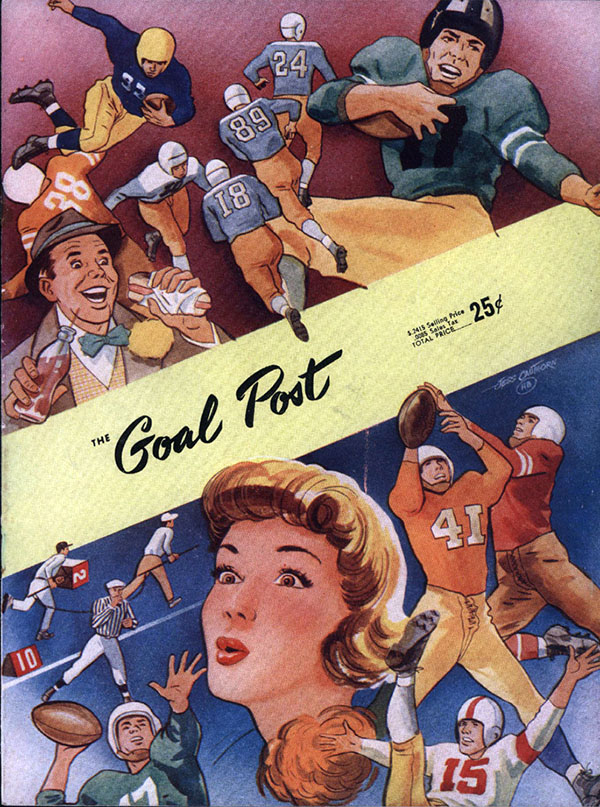 College Football Program: UCLA Bruins vs. California Golden Bears (November 3, 1951)