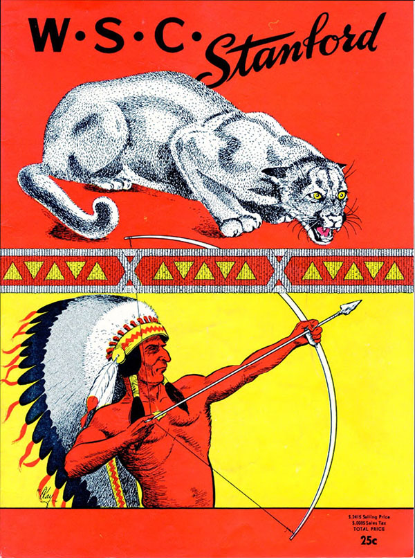 College Football Program: Stanford Indians vs. Washington State Cougars (November 3, 1951)