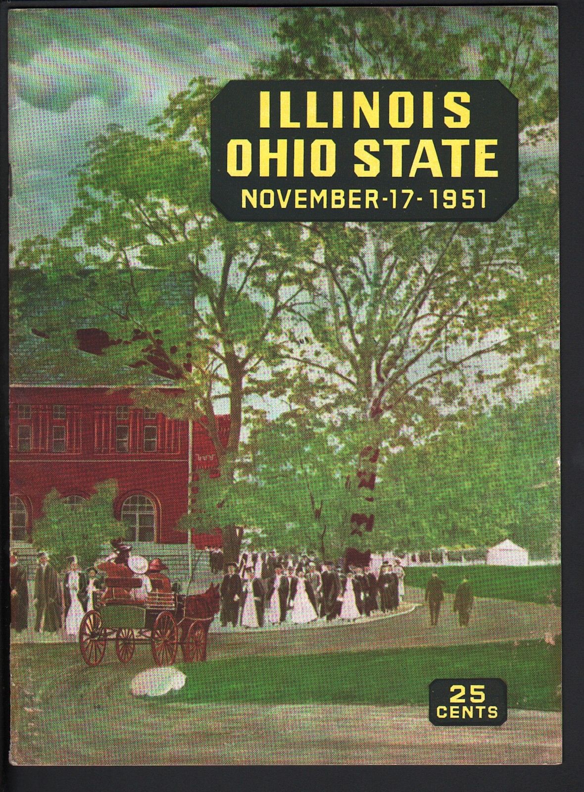 College Football Program: Ohio State Buckeyes vs. Illinois Fighting Illini (November 17, 1951)