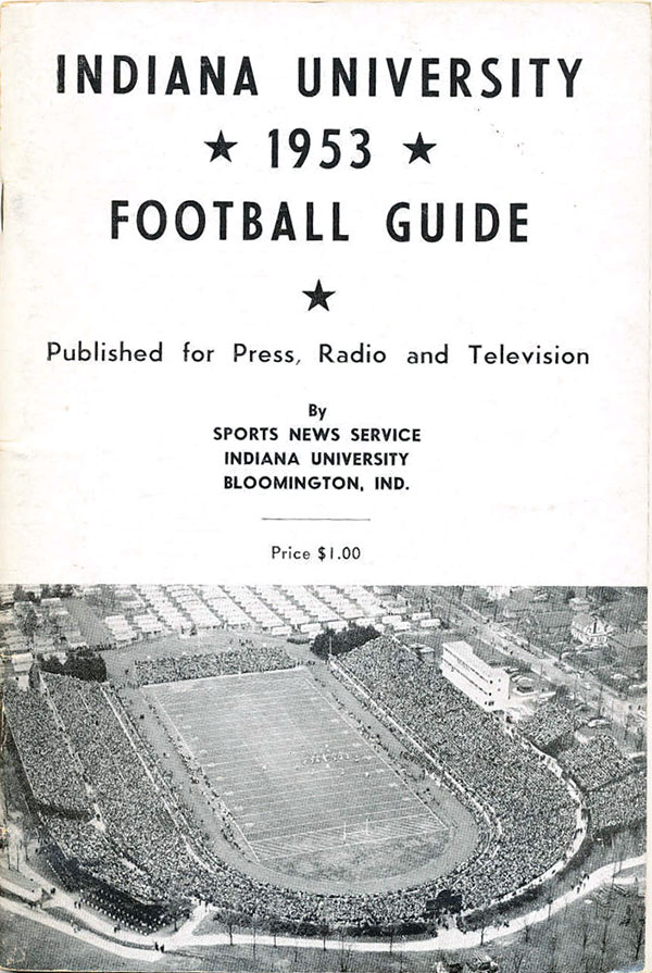 College Football Media Guide: Indiana Hoosiers (1953)