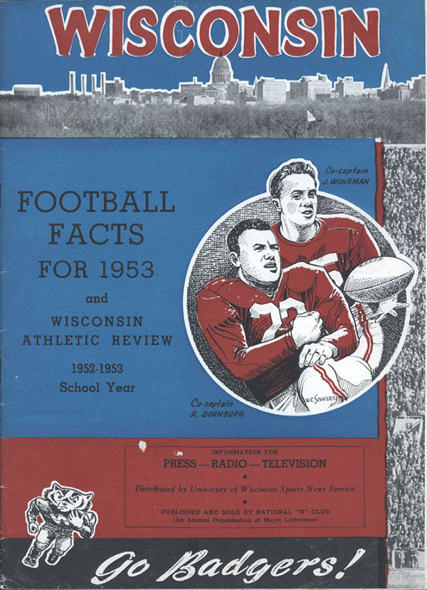 College Football Media Guide: Wisconsin Badgers (1953)