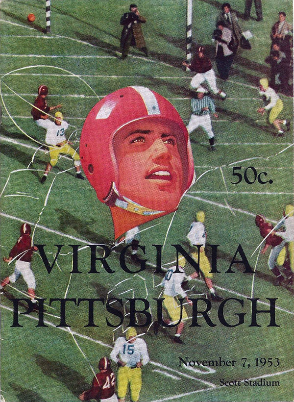 College Football Program: Virginia Cavaliers vs. Pittsburgh Panthers (November 7, 1953)