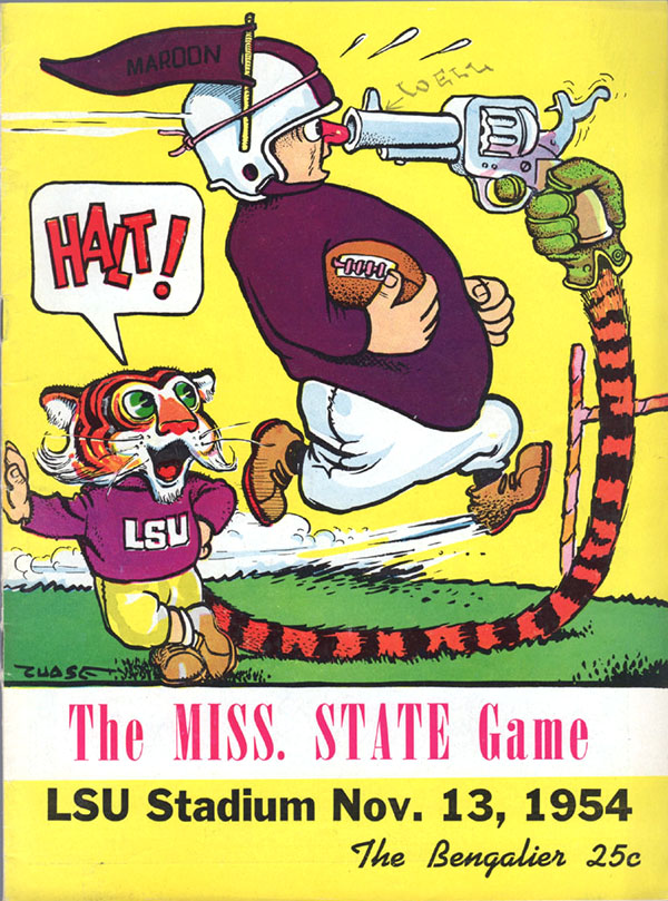 College Football Program LSU Tigers vs. Mississippi State Maroons