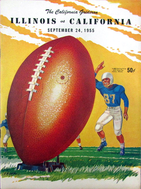 College Football Program: California Golden Bears vs. Illinois Fighting Illini (September 24, 1955)