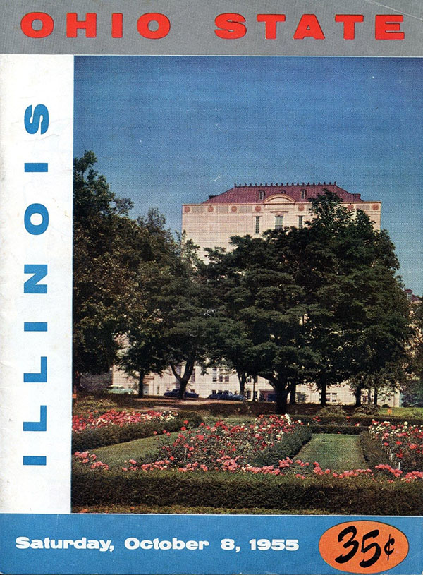 College Football Program: Ohio State Buckeyes vs. Illinois Fighting Illini (October 8, 1955)