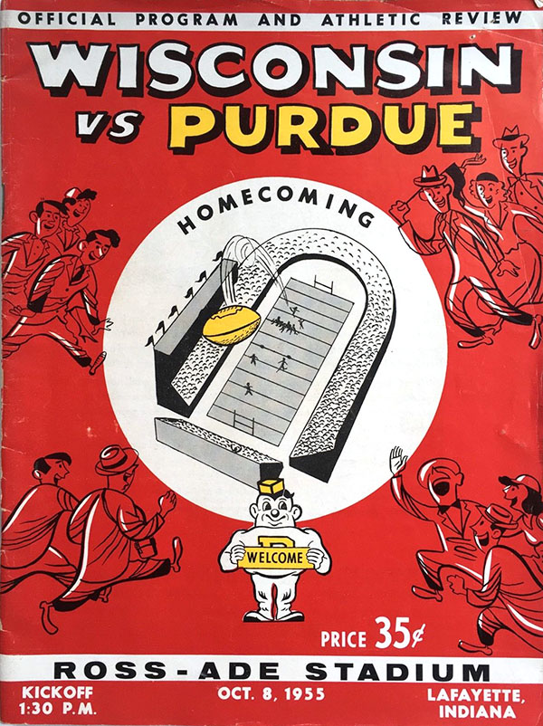 College Football Program: Purdue Boilermakers Vs. Wisconsin Badgers ...