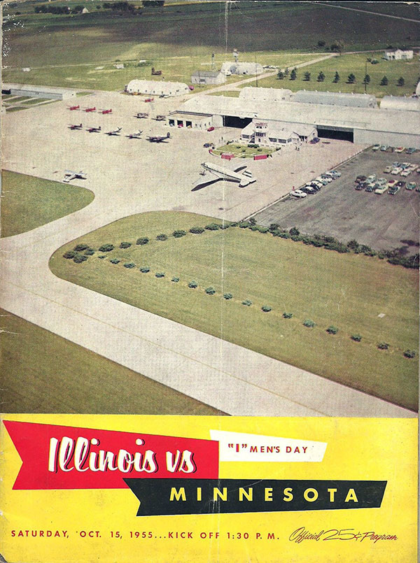 College Football Program: Illinois Fighting Illini vs. Minnesota Golden Gophers (October 15, 1955)