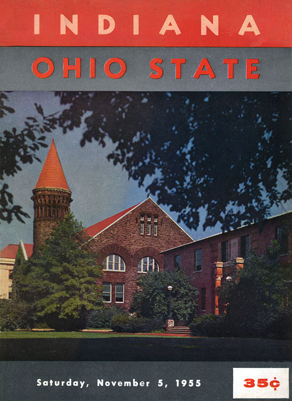 College Football Program: Ohio State Buckeyes vs. Indiana Hoosiers (November 5, 1955)
