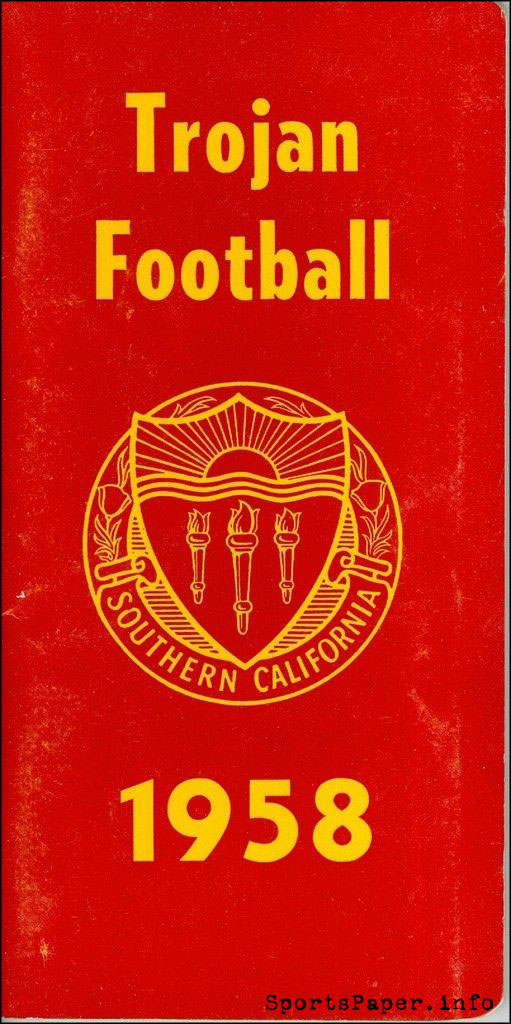 College Football Media Guide: USC Trojans (1958)