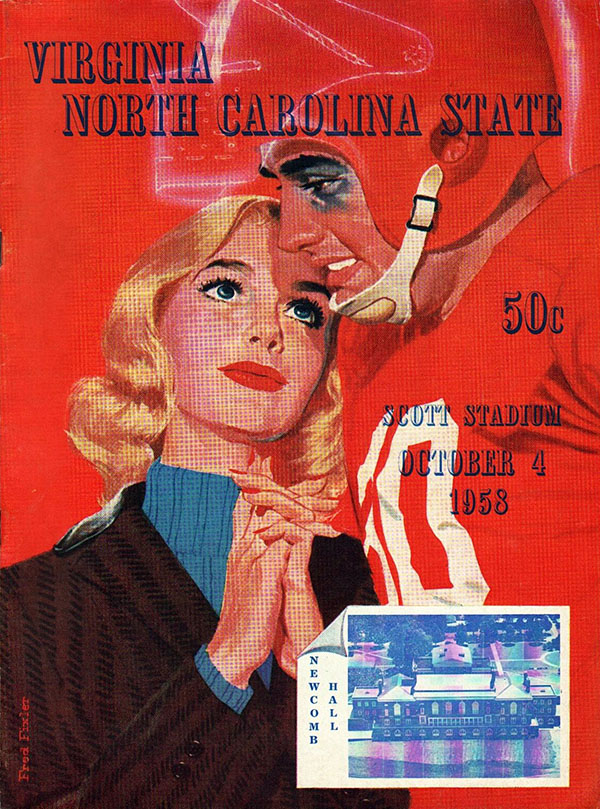 College Football Program: Virginia Cavaliers vs. NC State Wolfpack (October 4, 1958)