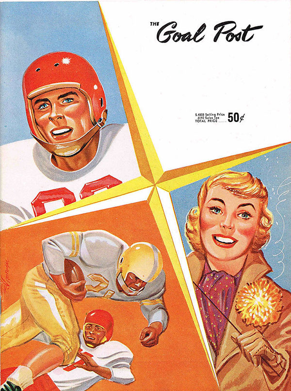 College Football Program: UCLA Bruins vs. Stanford Indians (October 25, 1958)