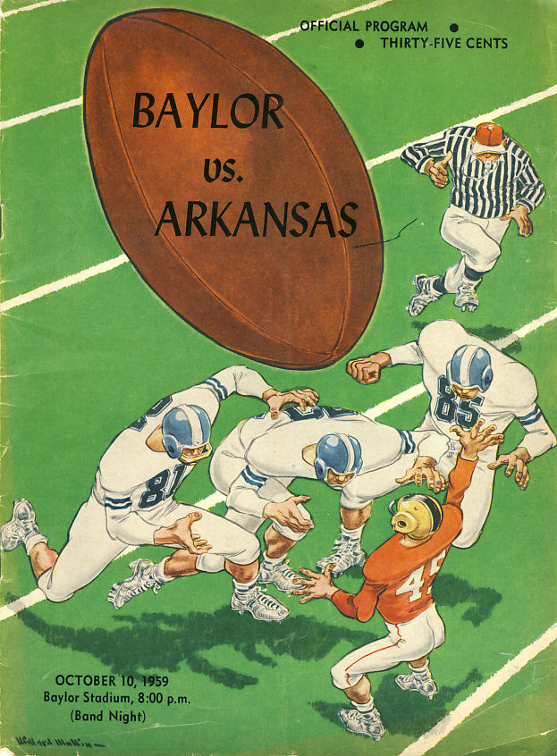 College Football Program Baylor Bears vs. Arkansas Razorbacks (October