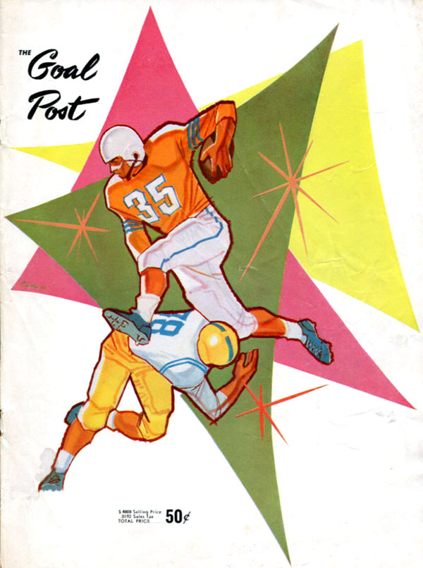 College Football Program: UCLA Bruins vs. Air Force Falcons (October 23, 1959)